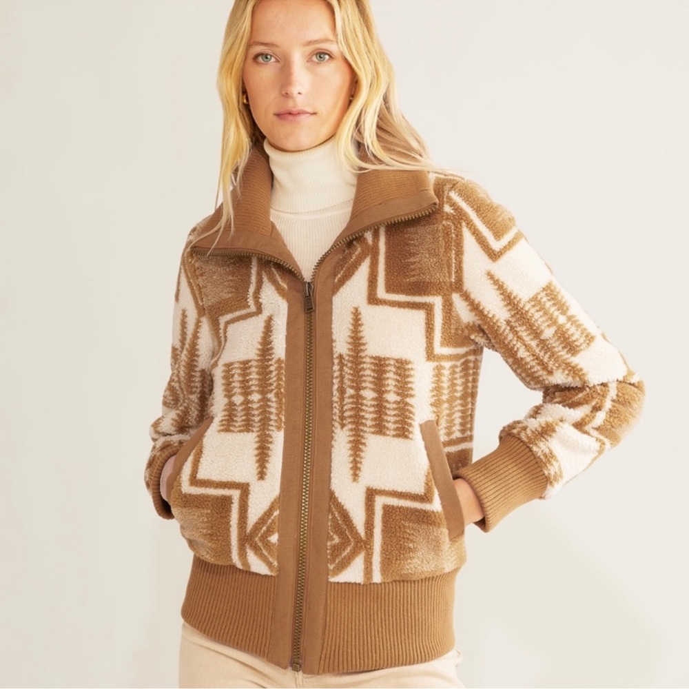 Pendleton Foxglove Range Fleece Southwestern Bomb… - image 1
